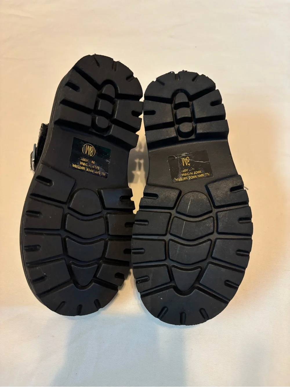 UNR8ED Girls Black Mary Jane Shoes Size 8M Buckle Strap